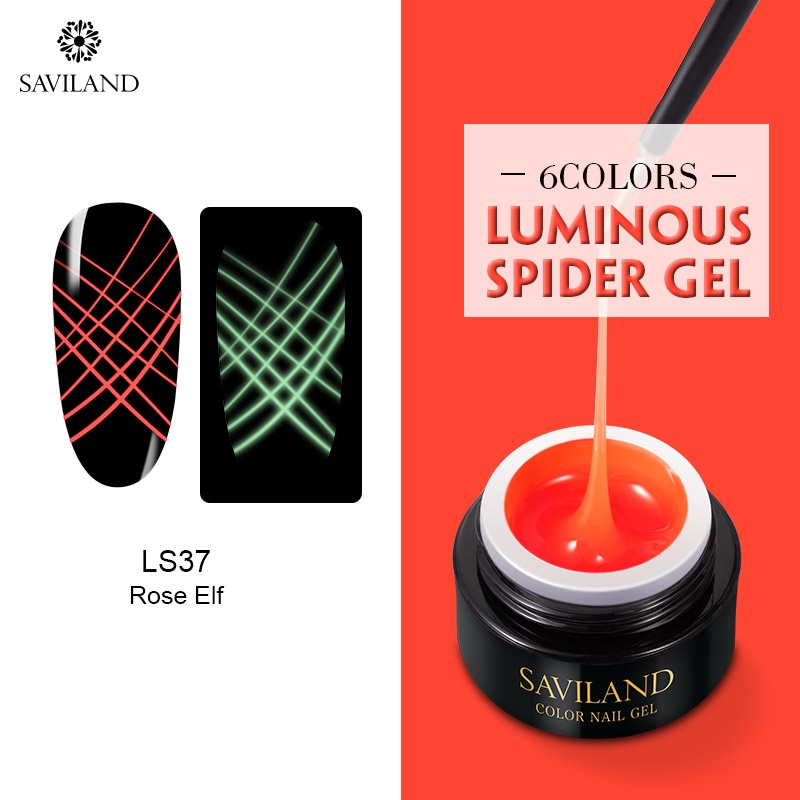 SAVILAND Thermal Spider Gel Color Changing Nails Polish Stro