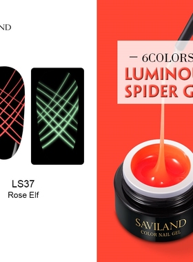 SAVILAND Thermal Spider Gel Color Changing Nails Polish Stro