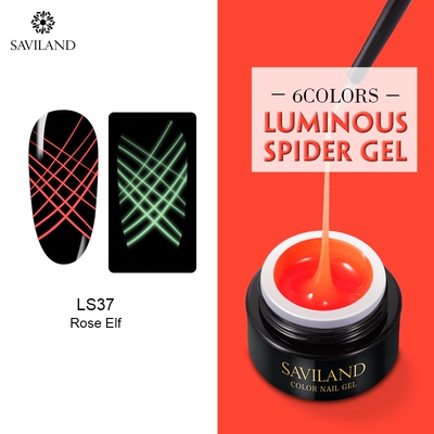 SAVILAND Thermal Spider Gel Color Changing Nails Polish Stro