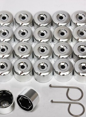 20PCs/Set 17MM ALLOY WHEEL LOOKING NUT LUG BOLTS COVERS CAPS