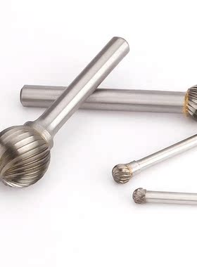 *YG8 Alloy Rotary File 1Pcs Round D-type Single slot Tungste