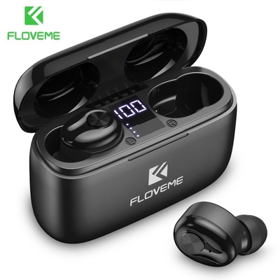 FLOVEME Earphones For TWS 5.0 Bluetooth Earphones 3D Stereo