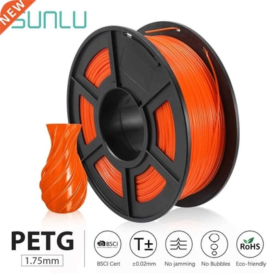 SUNLU PETG 1.75mm 1KG 2.2lb3D Printer Filament s Spool NEW