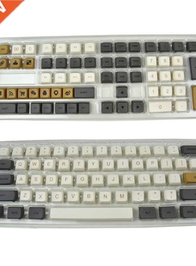 125pcs PBT Keycap XDA Profile Custom DYE-SUB Keycap for GK61