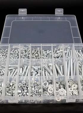 24 Grid Box With Multipurpose Pan Head Screws Kit Nut Gasket