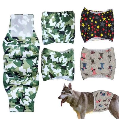Washable Dog Belly Bands 3pcs Pet Belly Band Male Dog Wrap