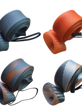 Fishing Rod Cover Braided Mesh Tackle Boxes Fishing Accessor