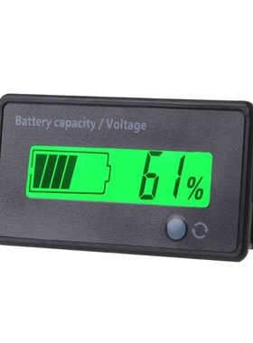 DC 12V-84V Lead-acid Battery Capacity Indicator Voltage Mete
