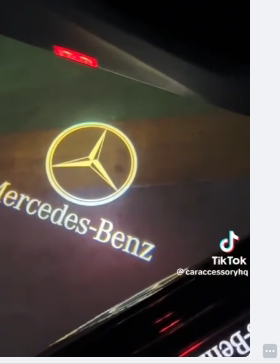 Mercedes Benz door projection light welcome light
