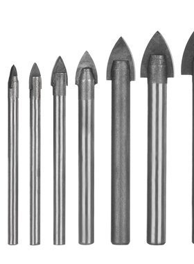 DAYFLI 3-16mm Glass Drill Bit Set Tungsten Carbide Tipped Ce