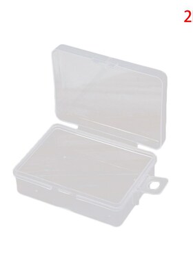 2 Pieces Portable Transparent Jewelry Box Mini Pills Parts N