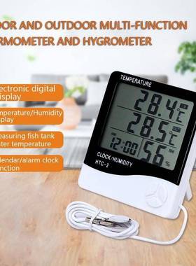 LCD Digital Temperature Humidity Meter HTC-1 HTC-2 Home Indo
