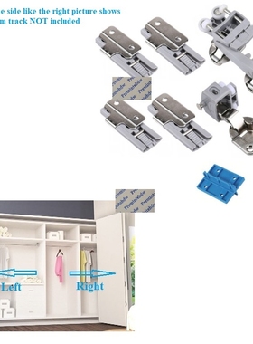 20Kg Wardrobe Closet Sliding Bi-fold Folding Door Roller Whe