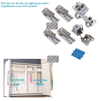 20Kg Wardrobe Closet Sliding Bi-fold Folding Door Roller Whe