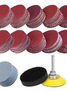 200PCS Sanding Discs Pad Kit, 50Mm Hook And Loop Sandpaper