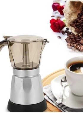 6 Cups Portable Electric Coffee Maker Espresso Coffee pot