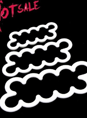 3 Pcs Rose Peta Flowers Cake Fondant Cutter Decorating Mold