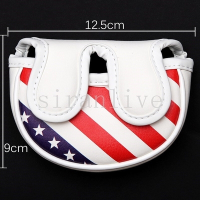 Golf mid-mallet headcover putter cover SA-flag Style for Cen