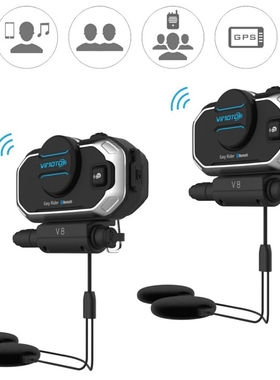 English Version Easy Rider Vimoto V8 Helmet Bluetooth Heads