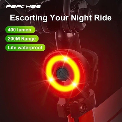 Mini LED Bicycle Tail Light USB Chargeable Bike Rear Light