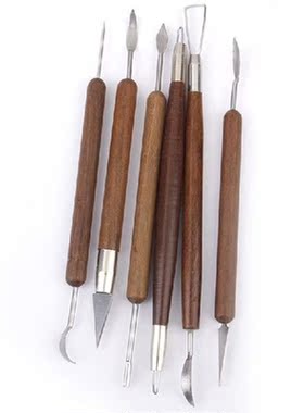 Hot Pottery Clay Sculpture Carving Modeling Tools Wooden