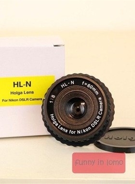 NEW Holga HL N 60 mm f/8.0 Lens For Nikon DSLR Film S