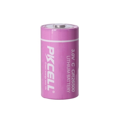 4PCS PKCELL CR26500 CR 26500 AA Lithium Battery 3V Cylindri