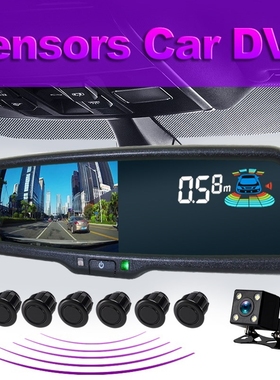 GreenYi Car DVR Rearview Mirror Monitor Dual Lens with Park