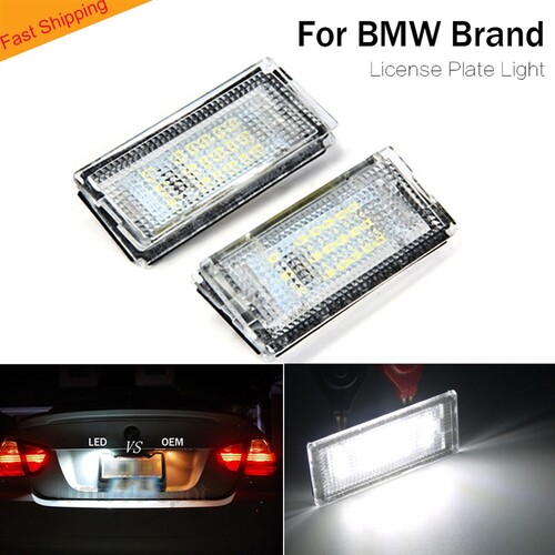 Sedan car License Plate light lamp Error Free  Bmw E46 4D 5D