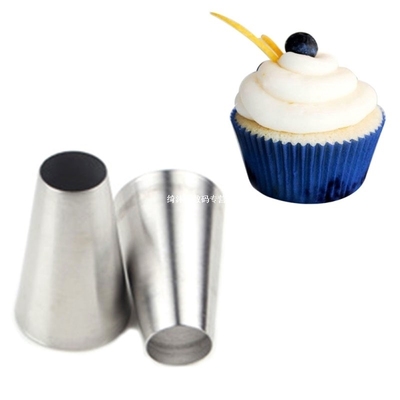 2019 5pcs / Set Large Icing Piping Pastry Nozzle Tips Baking