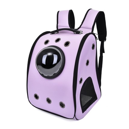 New pet pull rod backpack out portable transparent bag