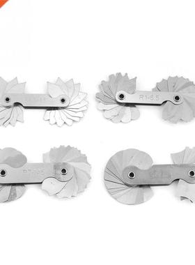 4pcs/Lot Stainless Steel Radius Fillet Gauge Measuring Tool