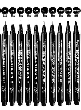 12 Pcs Fineliner Pens Waterproof Archival Ink Art Markers D