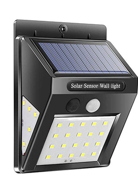 Waterproof 20 LED Solar Sensor Light Motion Sensor Wall Ligh