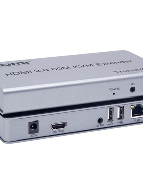 60M 4K 60hz HDMI 2.0 Extender KVM Extension By Cat 5e 6 RJ45