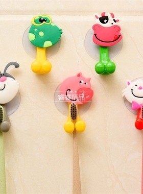 Creative cuddly cartoon Animal suction cup toothbrush holder