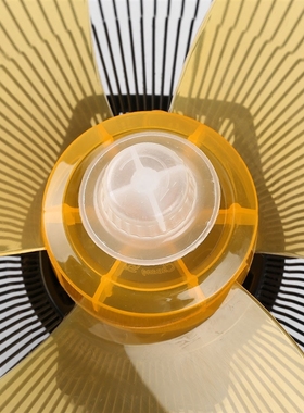 16 Inch Plastic 3 Leaves Fan Blades with Nut Cover for Stand