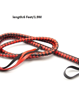 Leather Horse Whip Bull Whip, 4 Plait Bullwhip, 6 Feet   Co