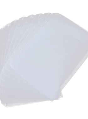 10 Pieces A5 A6 Binder Bags for 6 Ringbinders Loose leaf Wa