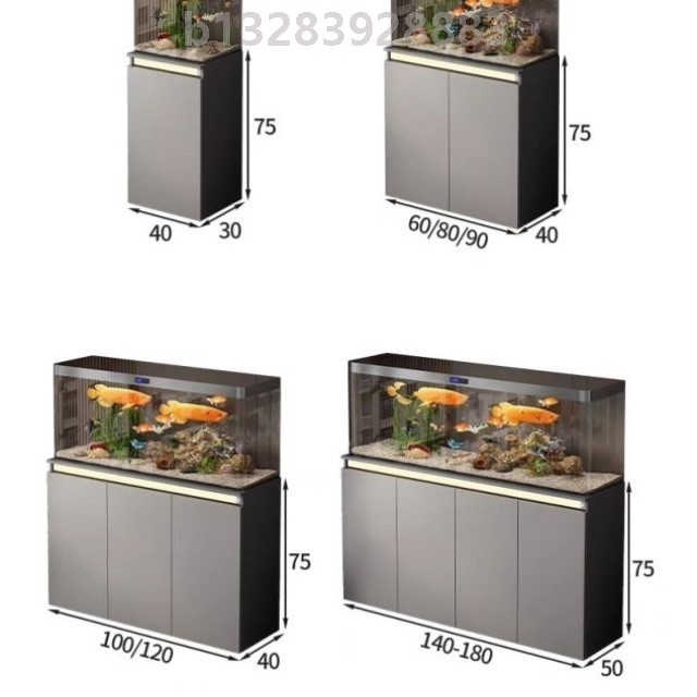 鱼缸柜轻奢鱼缸柜底柜底座客厅隔断桌面承重鱼缸架子鱼缸底柜