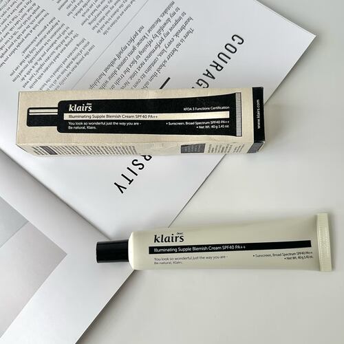 韩国klairs蔻徕氏有色面霜素颜BB霜隔离提亮瓷光遮瑕裸妆spf40+