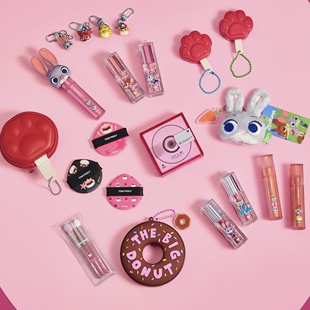 韩国tonymoly托尼魅力联名疯狂动物城系列彩妆眼影唇颊两用膏唇釉