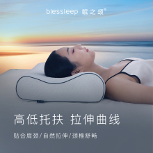枕头护颈椎助睡眠专用枕芯成人家用单人睡觉助眠记忆棉枕头带枕套