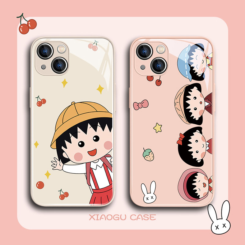 樱桃小丸子oppoa系列玻璃壳女款