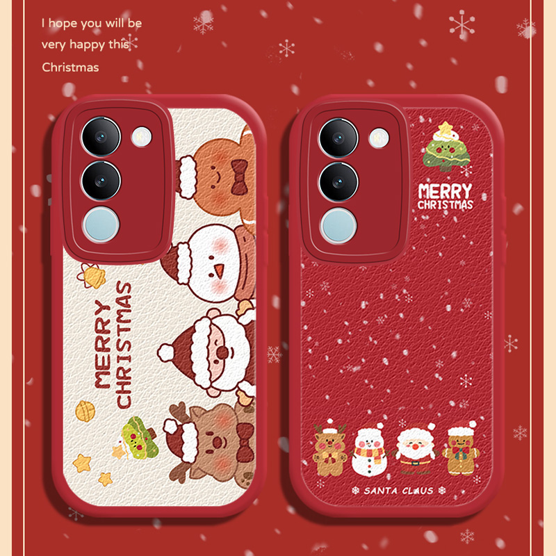 vivos17系列小羊皮手机壳高级感