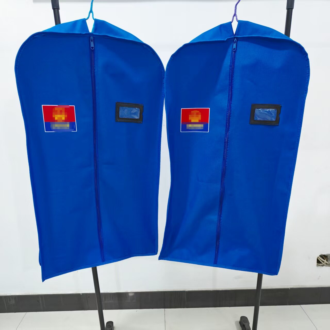 定制消防蓝色便衣袋防尘防潮大衣大衣/西服罩
