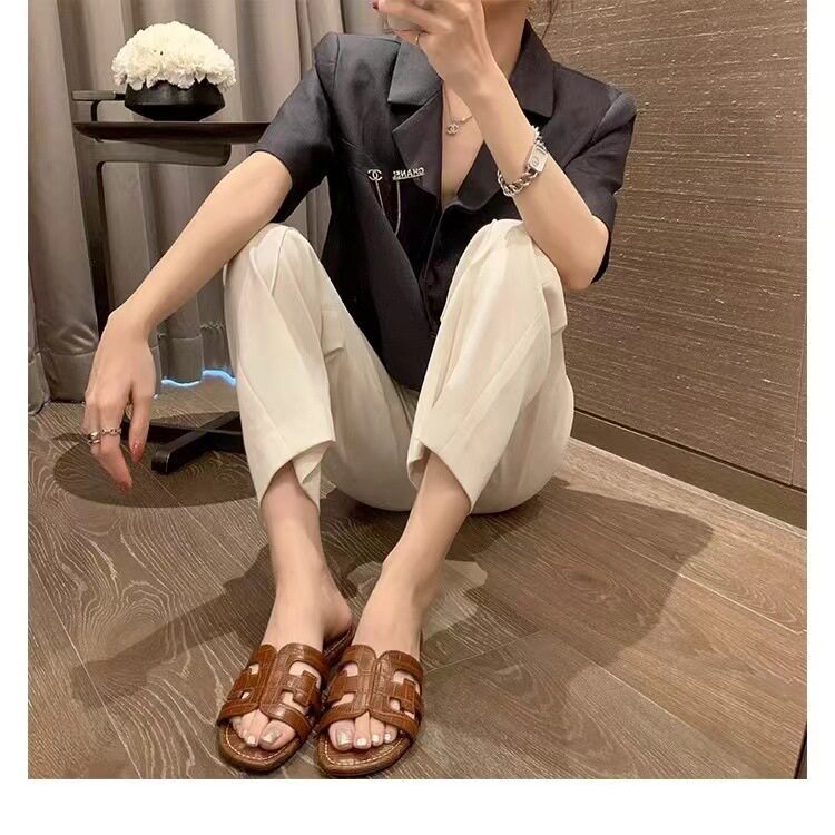 现货秒发SAM新款平底h拖