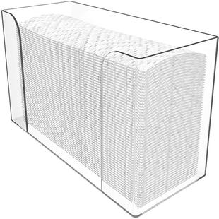 亚克力台面纸巾分配器折叠纸巾架毛巾餐巾架Z形折叠可折叠