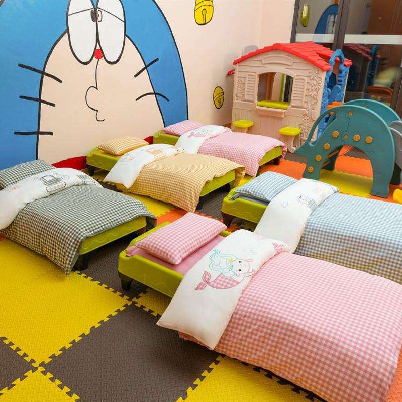 A类全棉水洗棉幼儿园套件被子三件套六件套午托床上用品