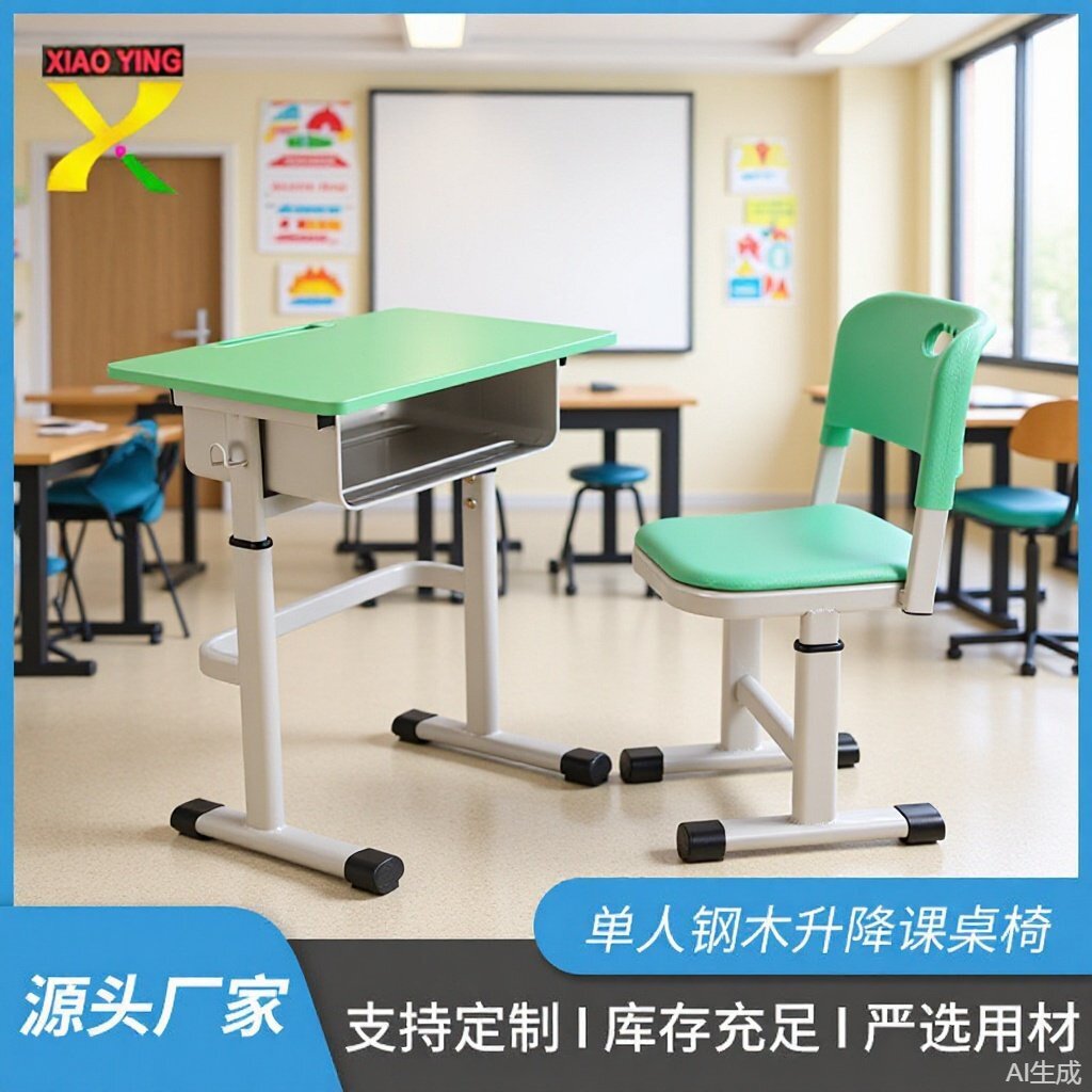 学生课桌椅厂家批发中小学幼儿园